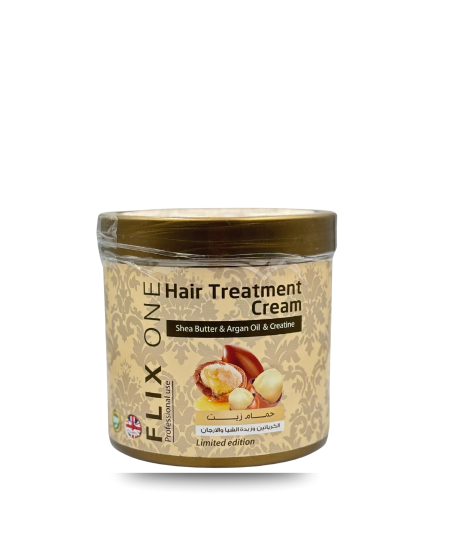 كريم معالجة الشعر بزبدة الشيا وزيت الأرجان – Flixon Hair Treatment Cream Shea Butter & Argan Oil